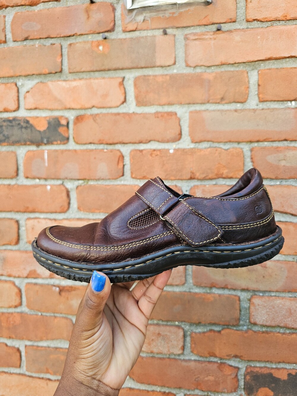 BORN Brown Leather Mary Jane Comfort Walking Shoes Women’s Size 9